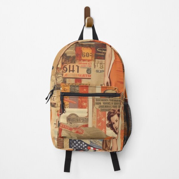 Item preview, America Beauty Retro Vintage Patchwork Collage Pattern of Americana designed and sold by BrandonArtWorld.