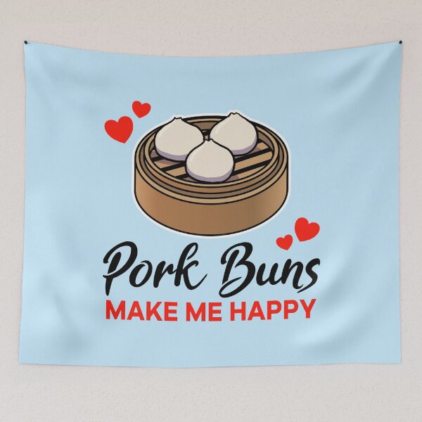Item preview, Pork Buns make me happy designed and sold by jonmlam.