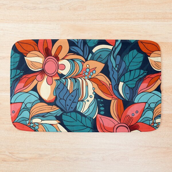 Item preview, Vibrant Colorful Tropical Flowers Floral Patterns designed and sold by Wonder Of Light.
