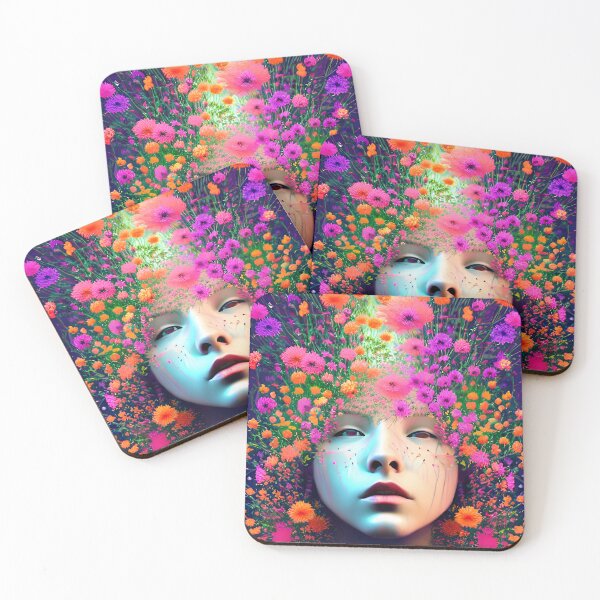 Item preview, Fusion of flowers and human designed and sold by AICreatorin.