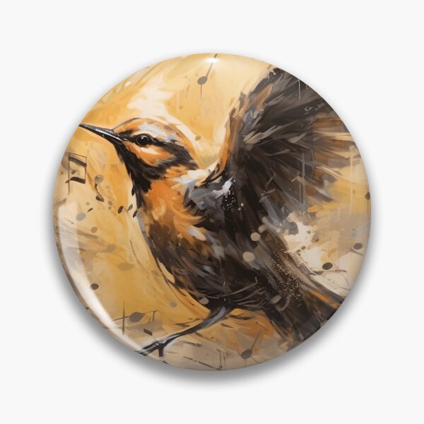 Item preview, Charcoal and Coffee drawing of Bird designed and sold by Art by Lilia.
