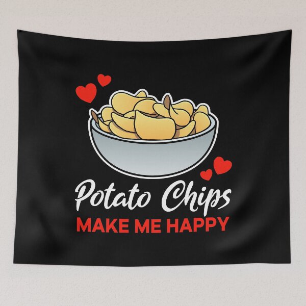 Item preview, Potato Chips make me happy saying designed and sold by jonmlam.