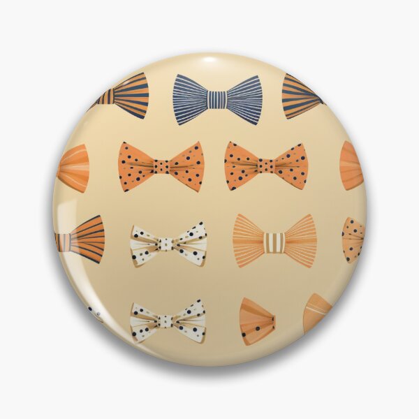 Item preview, Orange & Blue Colorful Fun Bowties Repeating Seamless Pattern designed and sold by PatternsFTW.
