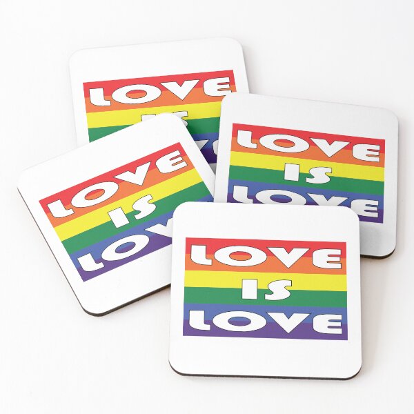 Item preview, Love is Love - Equal Rights for ALL Pride Rainbow designed and sold by Chele Martines.