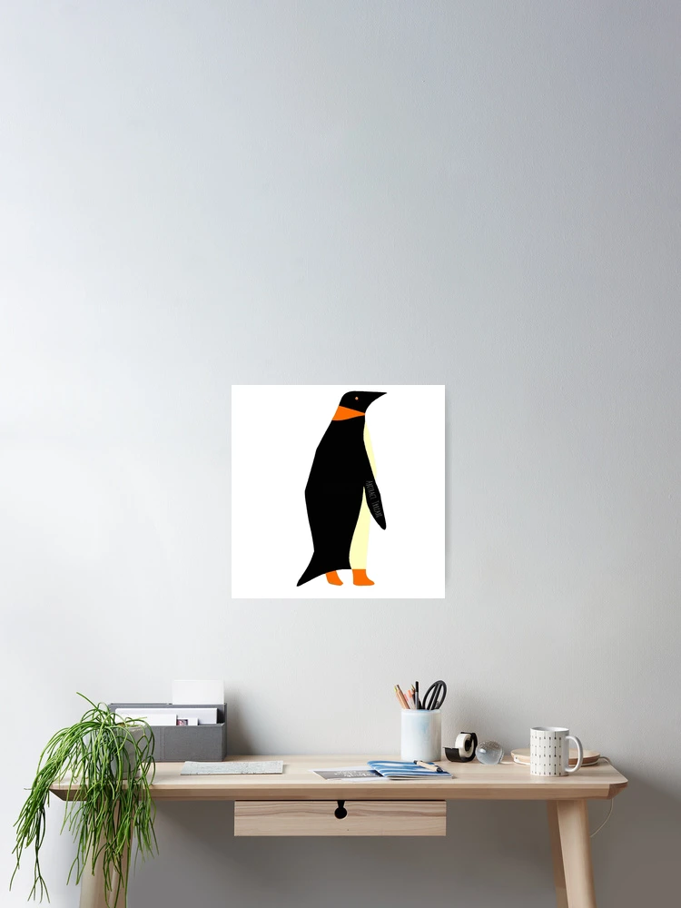Thumbnail 2 of 3, Poster, Penguin designed and sold by AbstractThreads.