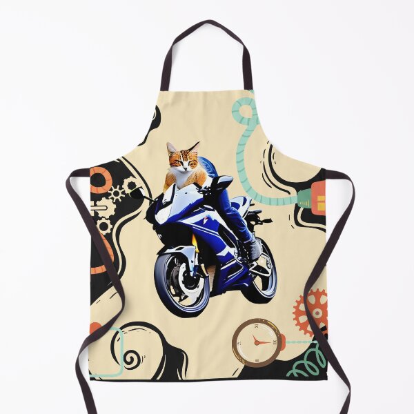 Item preview, Cat on a Motorbike designed and sold by FreeMind-Design.
