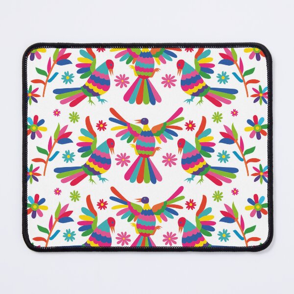 Item preview, Colorful otomi, mexican art, mexican craft, mexican folk, otomi texture, mexican pattern, flowers, birds, animals designed and sold by Terevela.