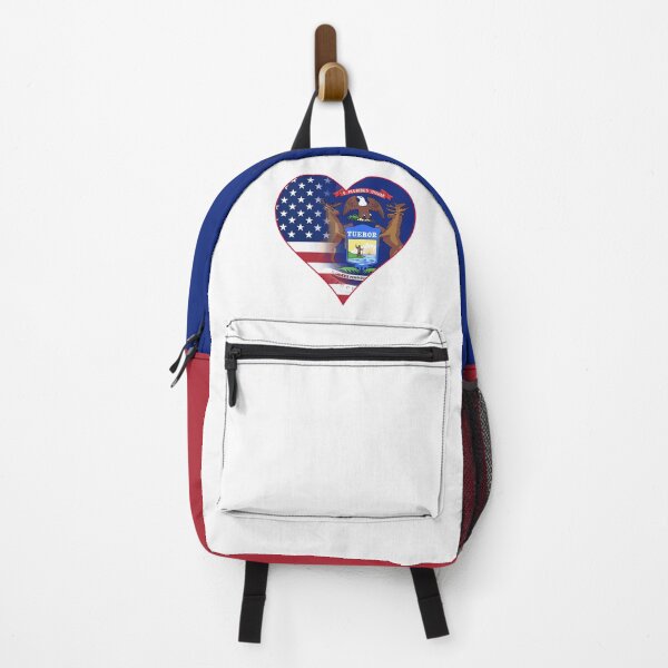 Item preview, State of Michigan Flag and American Flag Fusion Design designed and sold by Gsallicat.