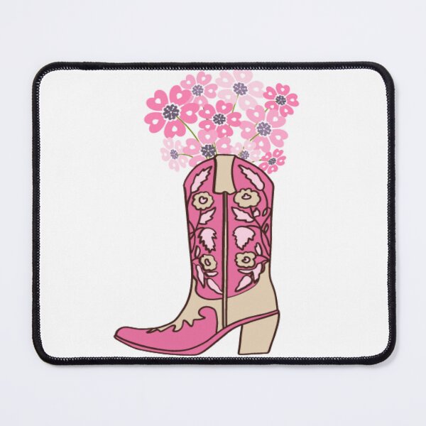 Item preview, Pink Cowboy Boots with Pink Flowers designed and sold by kkrenny13.