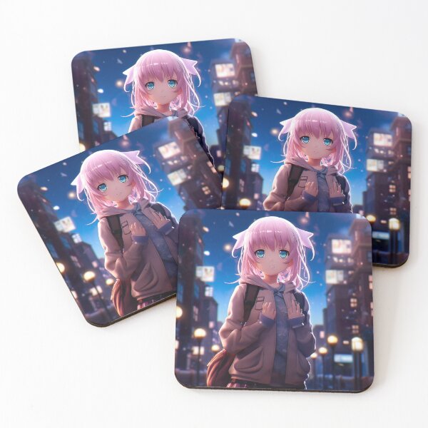 Item preview, Adorable Anime Girl Art - Unique, Kawaii, Manga Inspired Design designed and sold by DoPrint.