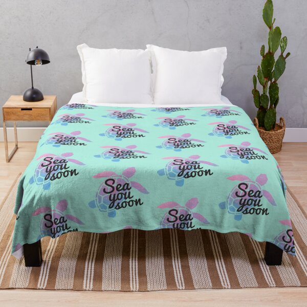 Item preview, Sea Turtle- Sea You Soon designed and sold by ArtMeetsPizza.