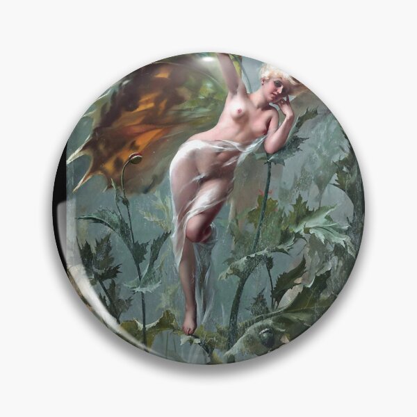 Item preview, Femme Papillon - aka The Poppy Fairy - Luis Ricardo Falero designed and sold by JacquelynnFinn.