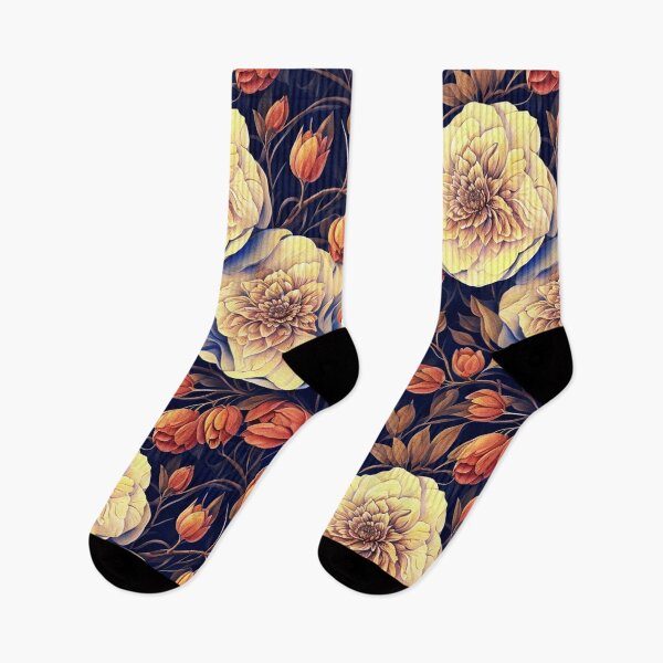 Artikelvorschau, Blumen stimmungsvolles Musterdesign entworfen und verkauft von VonKalt.