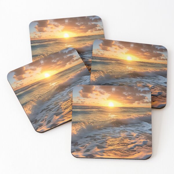Item preview, Photorealistic Beach Sunset II designed and sold by StudioOfAiArts.