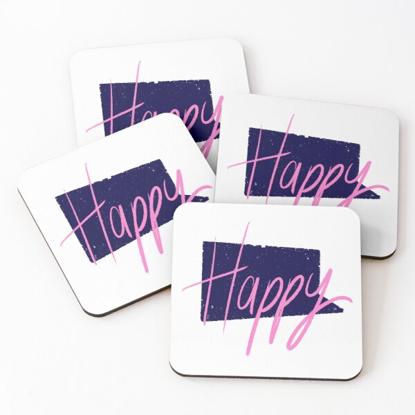Item preview, Pink and blue happy hand letters designed and sold by IULIART.