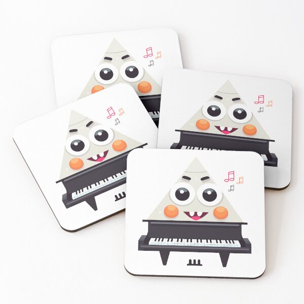 Item preview, Cute Geometric Pianist, Piano designed and sold by Artwyz.