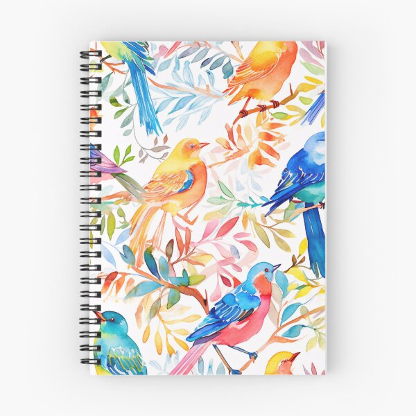Item preview, Birds of a Feather: A Stunning Watercolor Pattern of Birds designed and sold by SeamlessGuru.