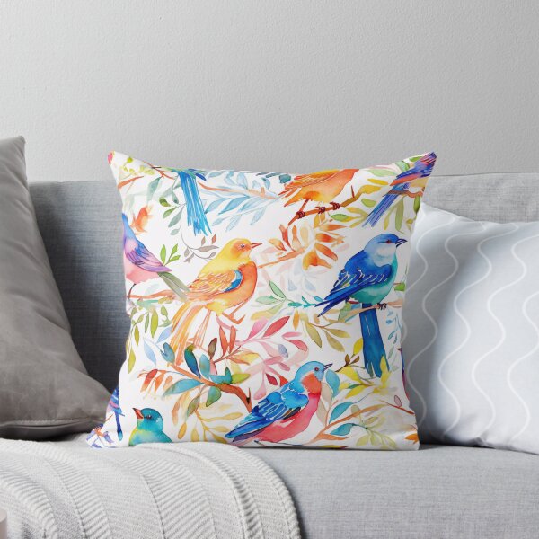 Item preview, Birds of a Feather: A Stunning Watercolor Pattern of Birds designed and sold by SeamlessGuru.