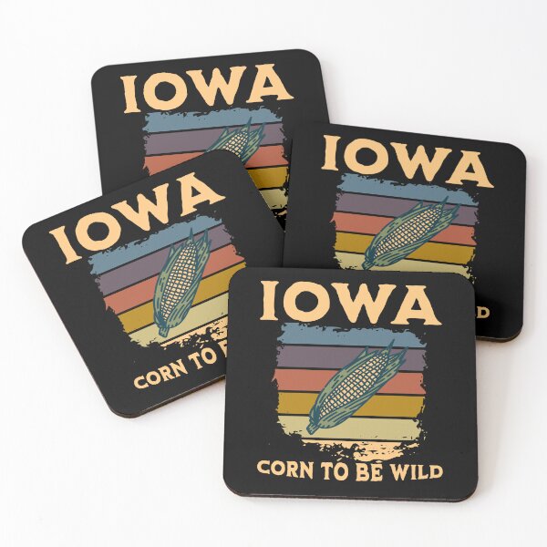 Item preview, Iowa Farmer Midwest Corn Retro Sunset designed and sold by EmmiFoxDesigns.