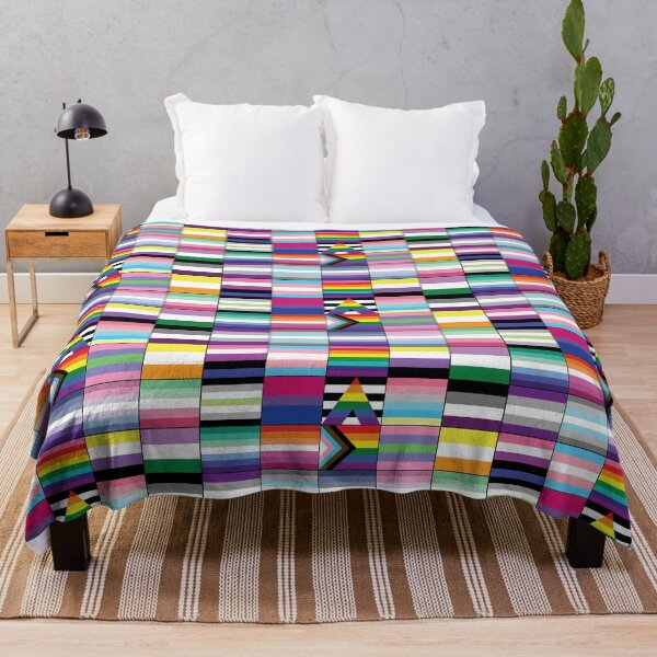 Item preview, Pride Flag Quilt - Equal Rights for ALL Pride Rainbow designed and sold by Chele Martines.