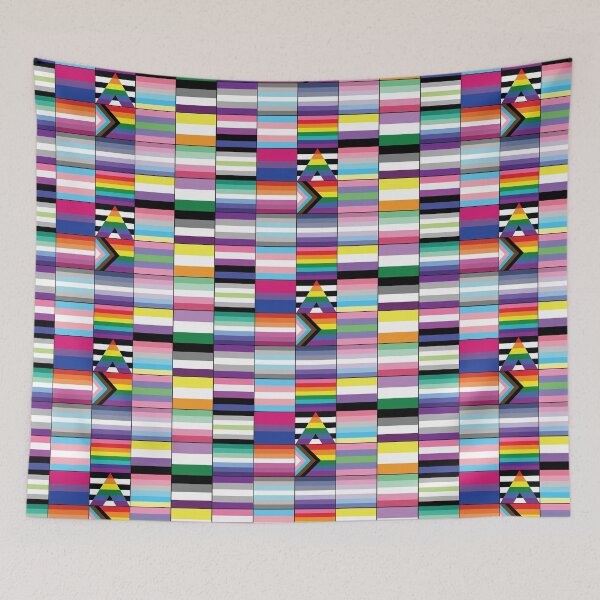 Item preview, Pride Flag Quilt - Equal Rights for ALL Pride Rainbow designed and sold by Chele Martines.