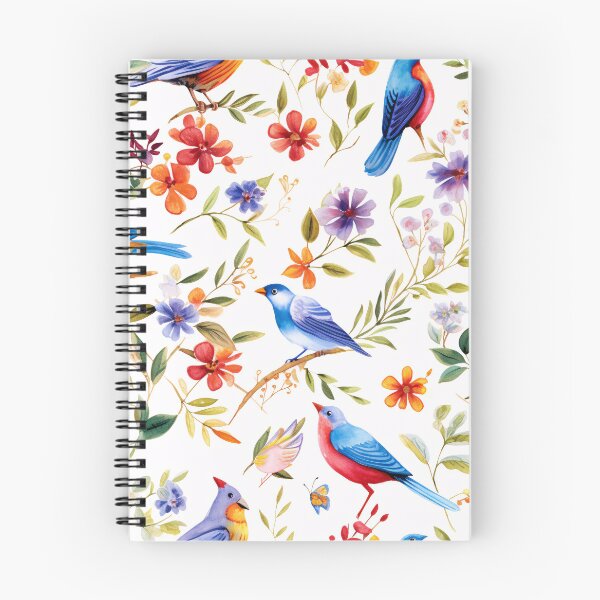 Item preview, Avian Delight: A Lovely Watercolor Pattern of Beautiful Birds designed and sold by SeamlessGuru.