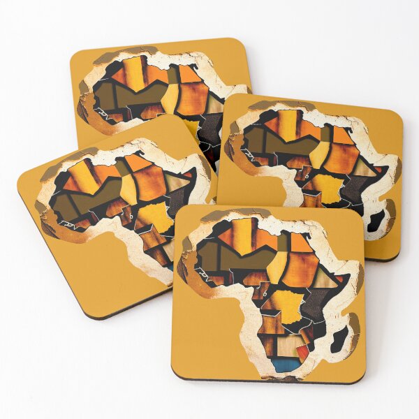 Item preview, Retro African Mosaic Map designed and sold by AfroMosaic.