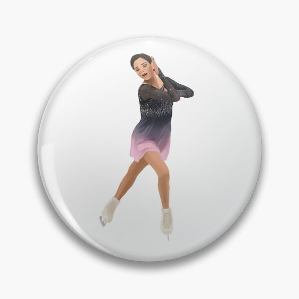 Item preview, Evgenia Medvedeva Sticker | Figure Skating Sticker designed and sold by fskatingprints.