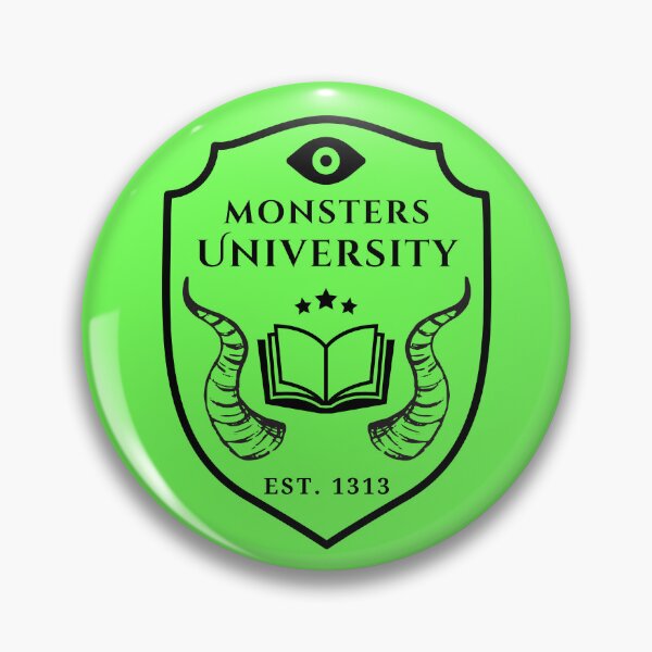 Item preview, Monsters University Logo (Black Text) designed and sold by playfruit.