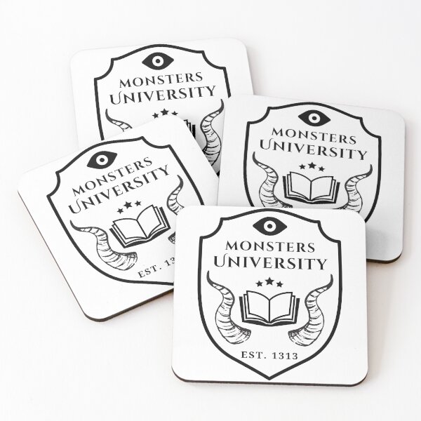 Item preview, Monsters University Logo (Black Text) designed and sold by playfruit.