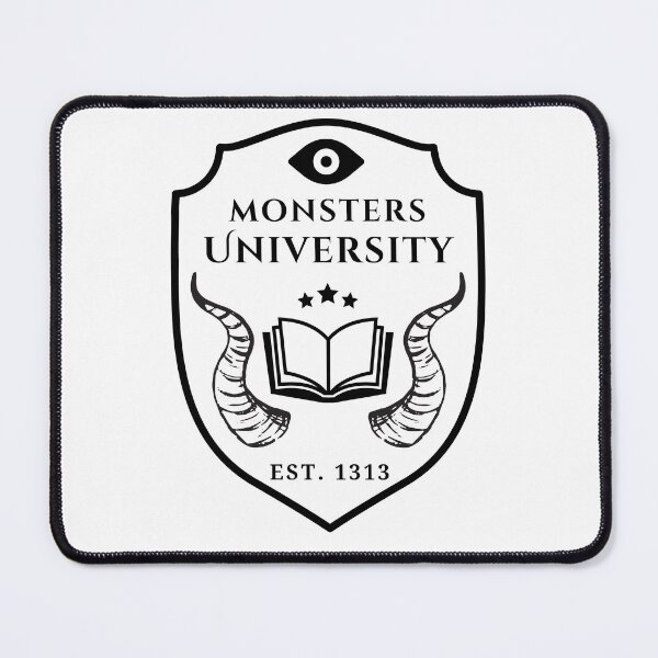 Item preview, Monsters University Logo (Black Text) designed and sold by playfruit.