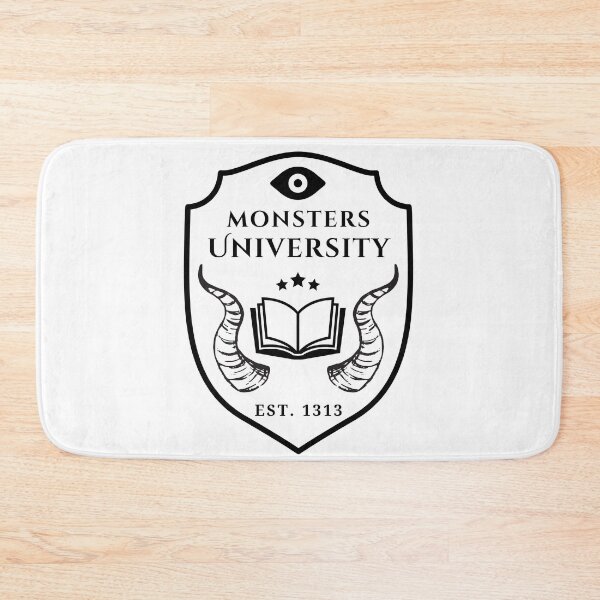 Item preview, Monsters University Logo (Black Text) designed and sold by playfruit.