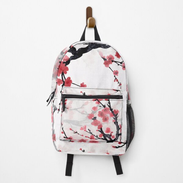 Item preview, Seamless pattern of Sakura in minimalist drawing Japanese technique designed and sold by SeamlessGuru.
