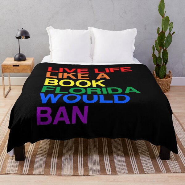 Item preview, Live Life Like A Book Florida Would Ban. LGBTQ Pride designed and sold by Subtle Pride Shop.