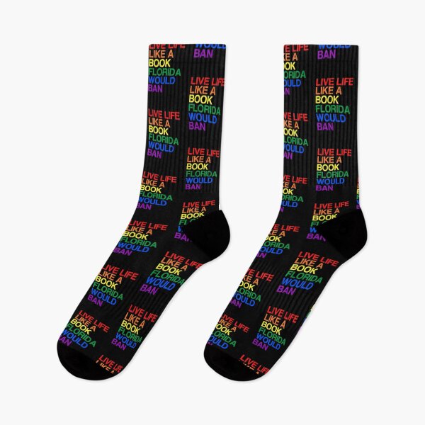 Item preview, Live Life Like A Book Florida Would Ban. LGBTQ Pride designed and sold by Subtle Pride Shop.