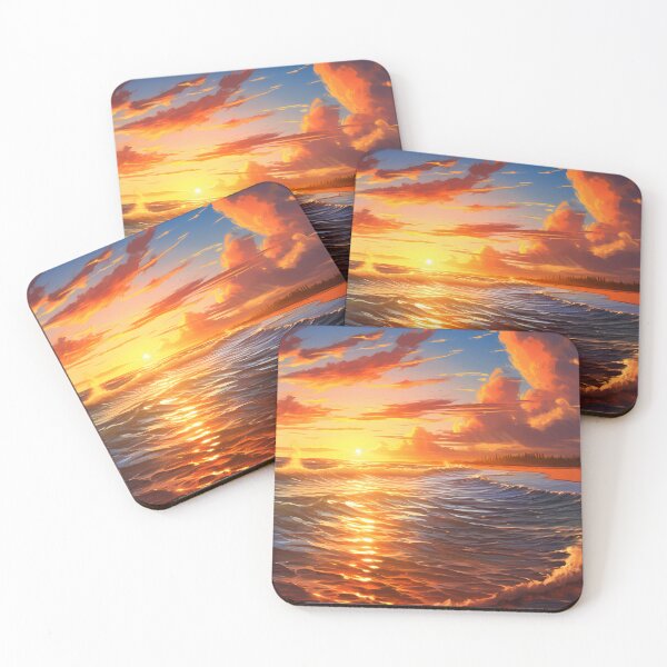 Item preview, Photorealistic Beach Sunset IV designed and sold by StudioOfAiArts.