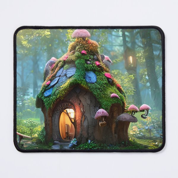 Item preview, Fairy Houses and Mushrooms designed and sold by NonsenseFrippry.