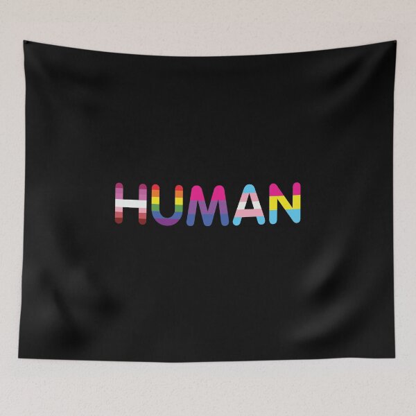 Item preview, Human LGBTQIA Pride Flags. LGBTQ Pride designed and sold by Subtle Pride Shop.