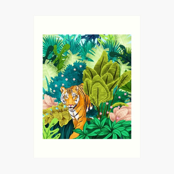 Jungle Tiger Art Print