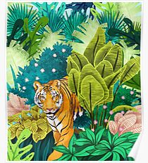 Jungle Tiger Poster
