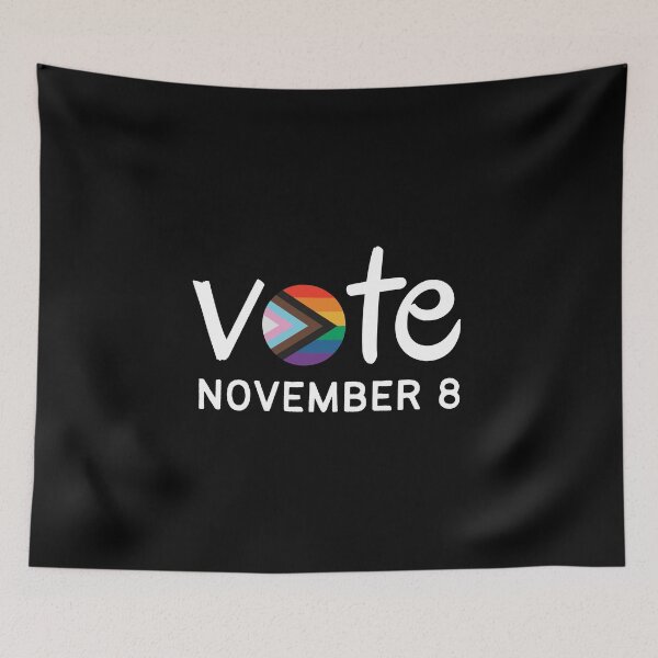 Item preview, Vote on November 8 for LGBT Rights. LGBTQ Pride designed and sold by Subtle Pride Shop.