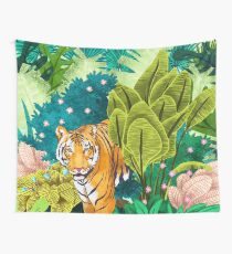 Jungle Tiger Wall Tapestry