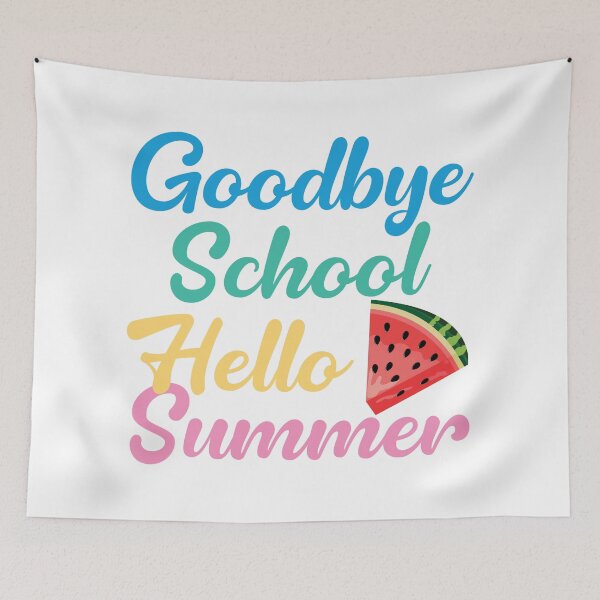 Item preview, goodbye school hello summer shirt, by DAM Creative, designed and sold by DAM Creative ⭐⭐⭐⭐⭐.