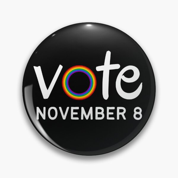 Item preview, Vote on November 8 for LGBT Rights. LGBTQ Pride designed and sold by Subtle Pride Shop.