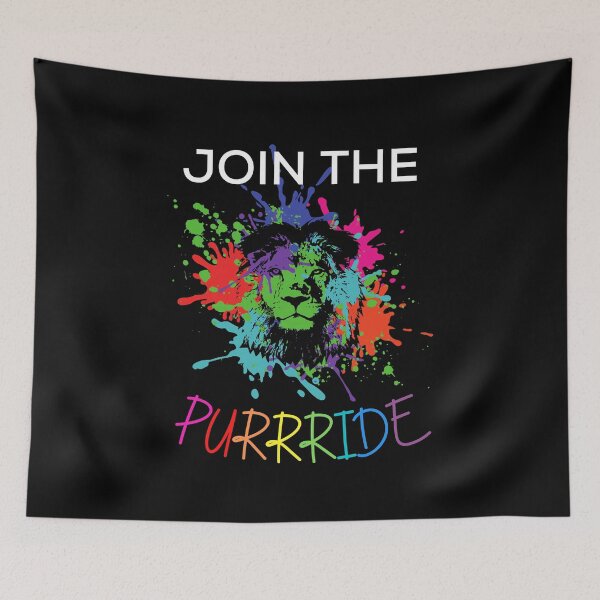Item preview, Join the LGBTQIA+ Purrride. LGBTQ Pride designed and sold by Subtle Pride Shop.