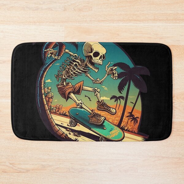 Item preview, Skateboarding Skeleton designed and sold by WallGarden.