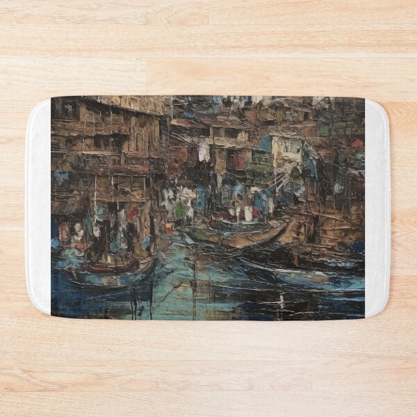 Item preview, Busy Old Port - Vintage Maritime Scene designed and sold by Michael Bollin.