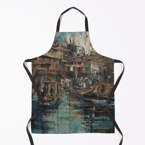 Item preview, Busy Old Port - Vintage Maritime Scene designed and sold by Michael Bollin.