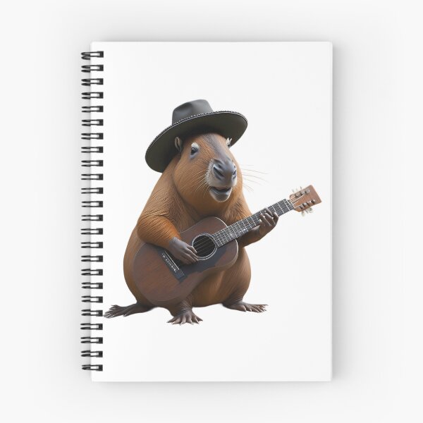Item preview, Guitar Strumming Capybara designed and sold by MTJ-Mushrooms.