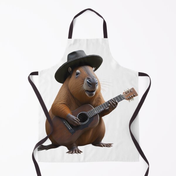 Item preview, Guitar Strumming Capybara designed and sold by MTJ-Mushrooms.